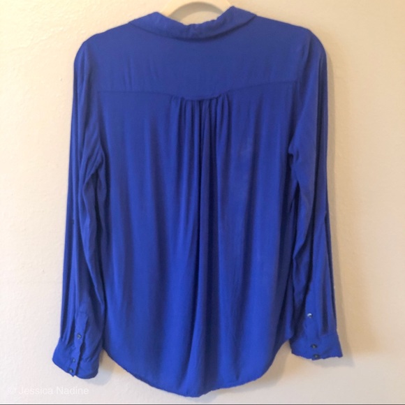 ANTHROPOLOGIE / Maeve Islet Button Down Shirt - Picture 2 of 8